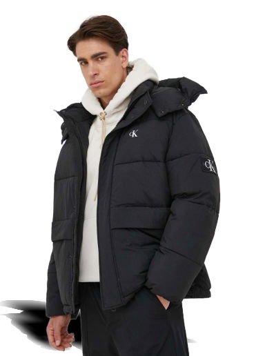 Prešívaná bunda CALVIN KLEIN Down Relaxed Puffer Jacket Čierna | J30J323709