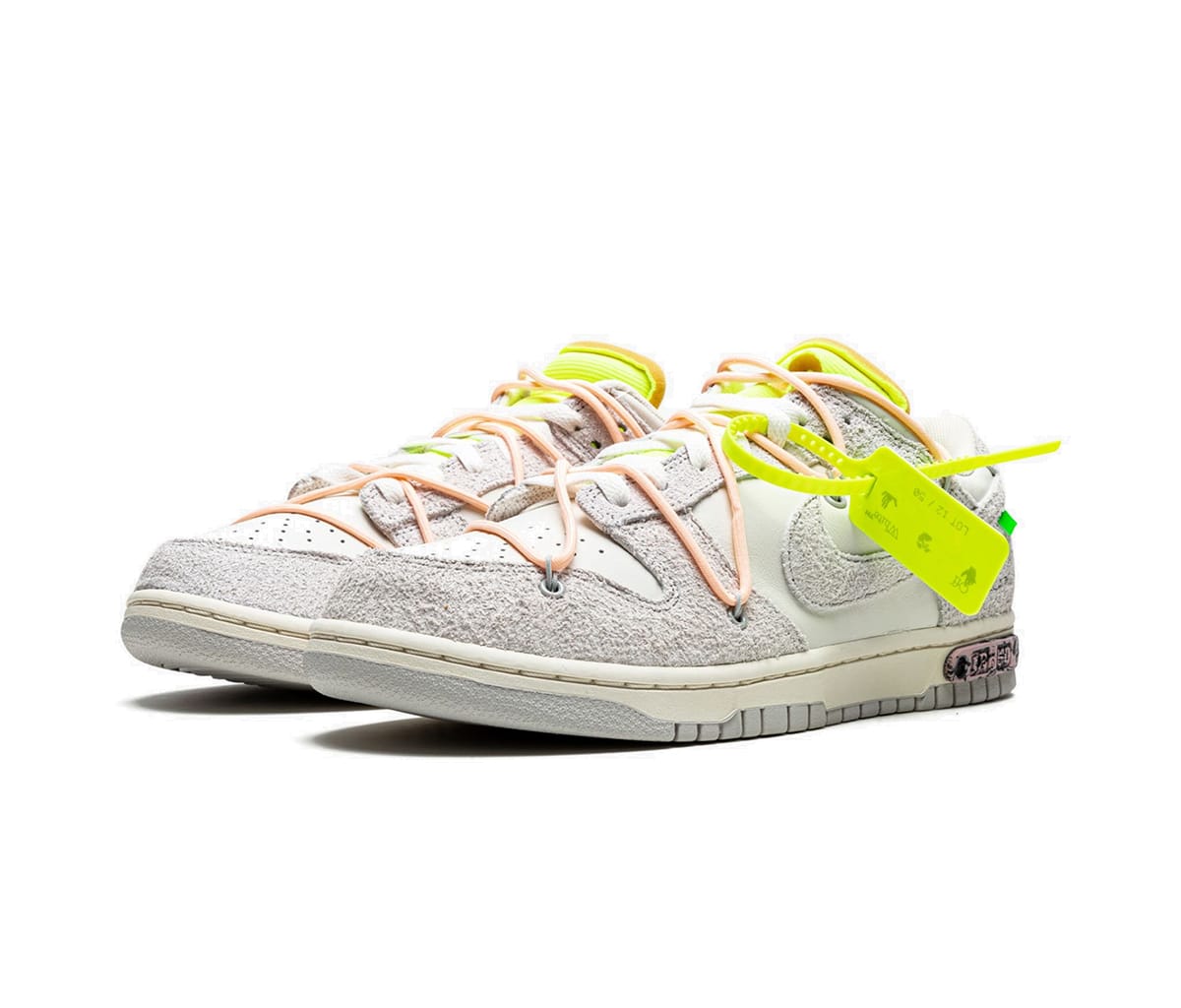Tenisky a topánky Nike Off-White x Dunk Low Lot 12 Šedá | DJ0950-100, 1