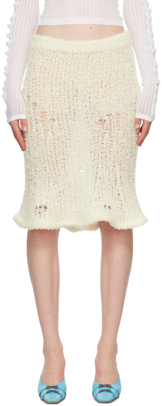 Sukňa Acne Studios Flared Midi Skirt Biela | AF0329-, 0