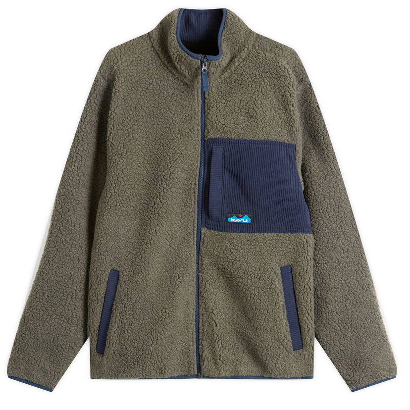 Bunda KAVU Wayside Fleece Jacket Zelené | 5209-1361