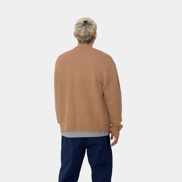 Sveter Carhartt WIP Knit Cardigan Hnedá | I033914_8, 3