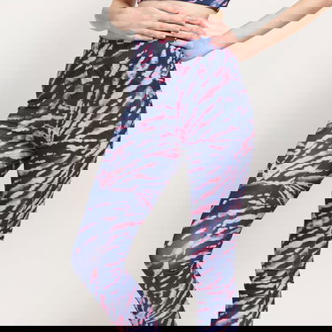 Legíny Urban Classics High Waist Tie Dye Leggings Rôznofarebný | TB3443, 3