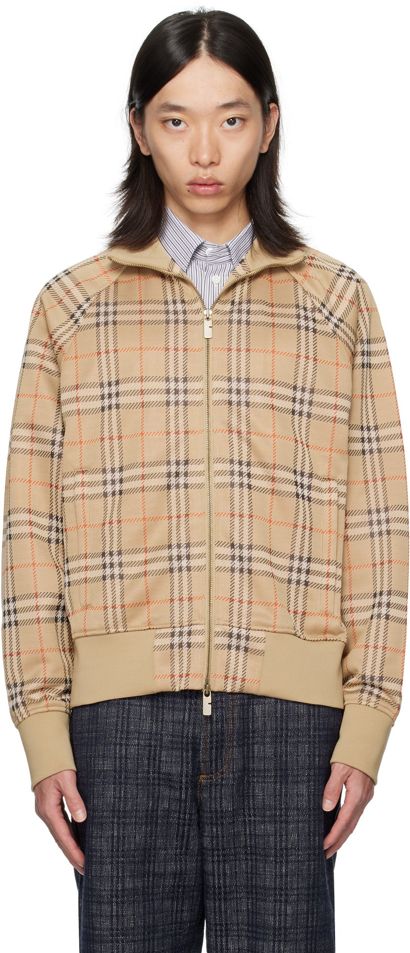 Súprava Burberry Burberry Check Track Jacket Béžová | 8113844