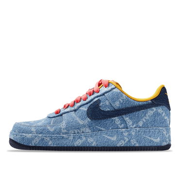 Tenisky a topánky Nike Levi's x Nike By You x Air Force 1 Low "Exclusive Denim" Modrá | CV0670-447, 0