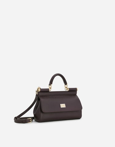 Kabelka Dolce & Gabbana Dolce & Gabbana Mini Dauphine Leather Top Handle Bag Vínová | BB7116B10018M073, 2