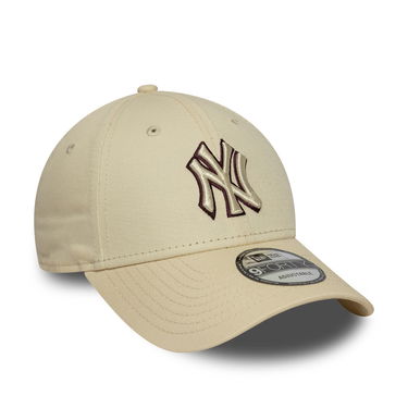 Šiltovka New Era New Era MLB Team Outline 9FORTY NY Yankees Adjustable Cap Béžová | 60691405, 2
