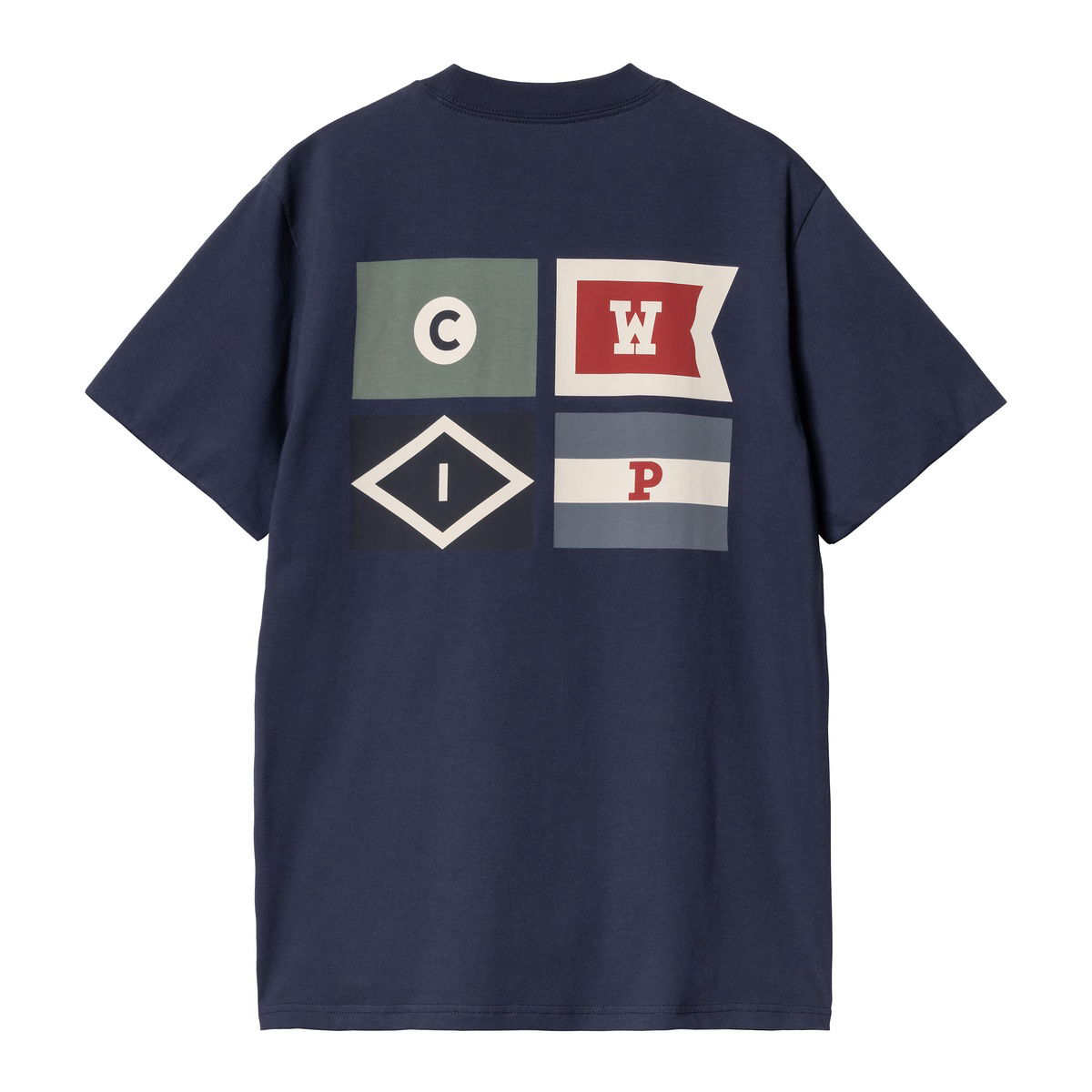 Tričko Carhartt WIP Carhartt WIP S/S Flags T-Shirt Navy | I034762_9, 1
