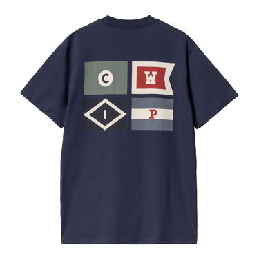 Tričko Carhartt WIP Carhartt WIP S/S Flags T-Shirt Navy | I034762_9, 1
