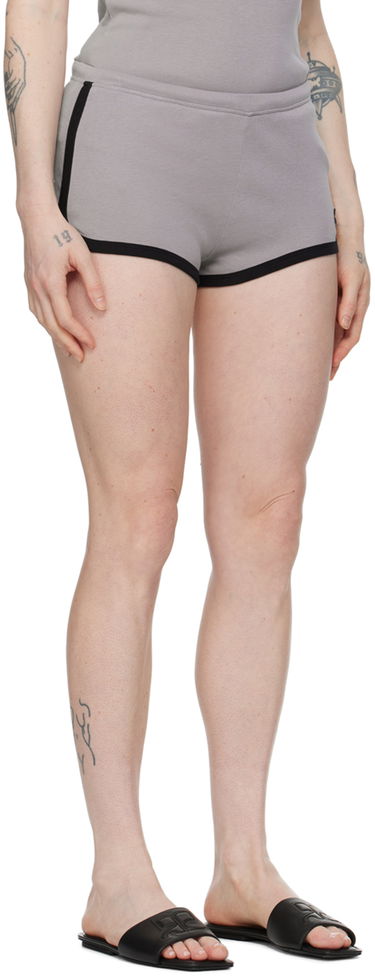 Šortky Courrèges Contrast Trim Casual Shorts Žltá | 124JSH037JS0070, 4