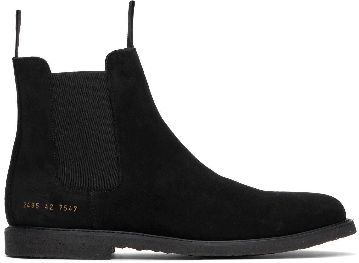 Oblečenie Common Projects Common Projects Waxed Suede Chelsea Boots Čierna | ARTICLE 2495, 0