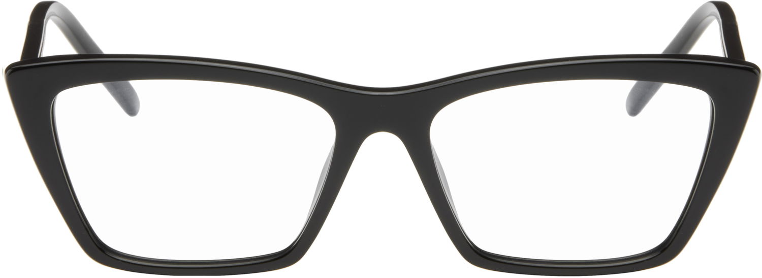 Slnečné okuliare Saint Laurent SL 737 Mica Thin Black Eyeglasses Čierna | SL 737 MICA THIN OPT-001, 0