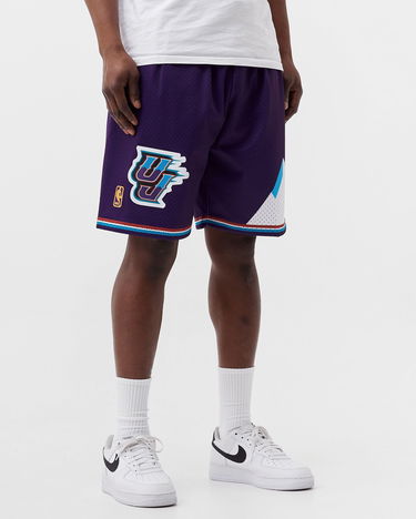 Šortky Mitchell & Ness NBA SWINGMAN SHORTS UTAH JAZZ 1996-97 Fialová | SMSHAC19028-UJAPURP96, 2