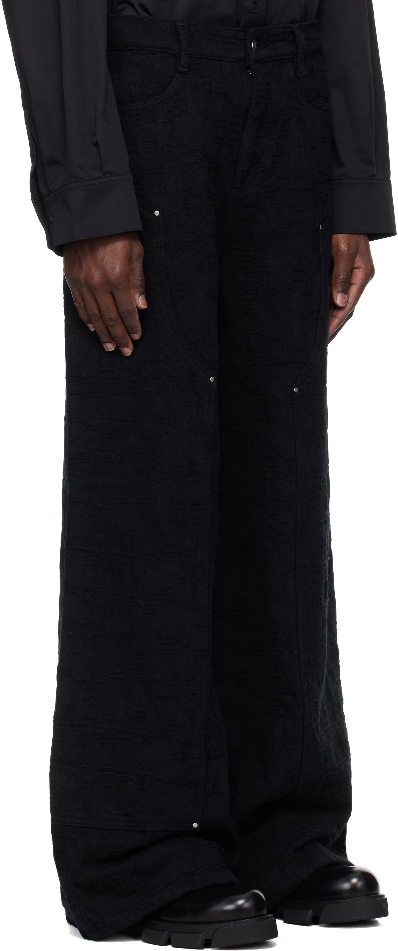 Heliot Emil Perceptual Wide-Leg Jeans