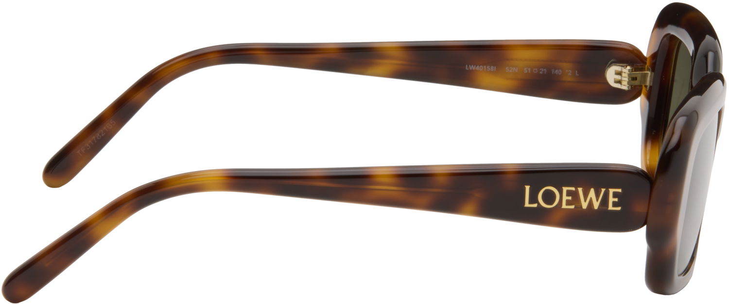 Slnečné okuliare Loewe Rectangular Slim Sunglasses Hnedá | LW40158I5152N 192337200236, 1