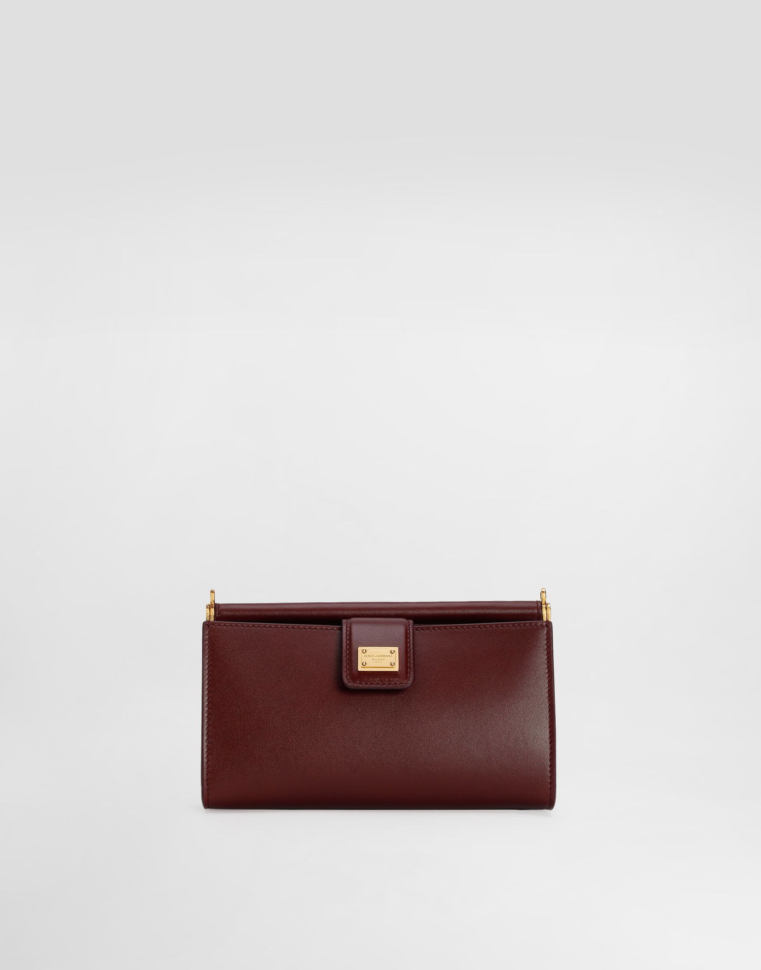 Kabelka Dolce & Gabbana Dolce & Gabbana Plongé Calfskin Phone Bag Vínová | BI3367A9S2580346, 0