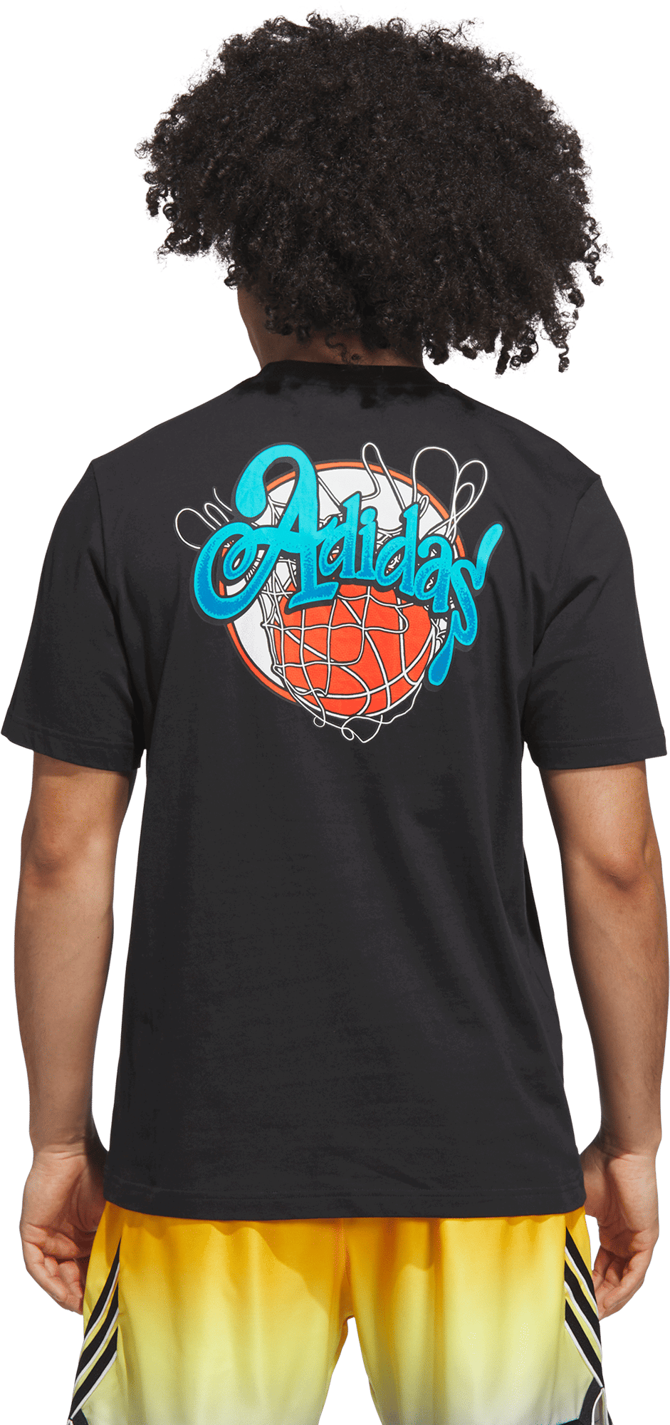 Tričko adidas Originals T-Shirt Nothing But Net Čierna | jv8428, 1