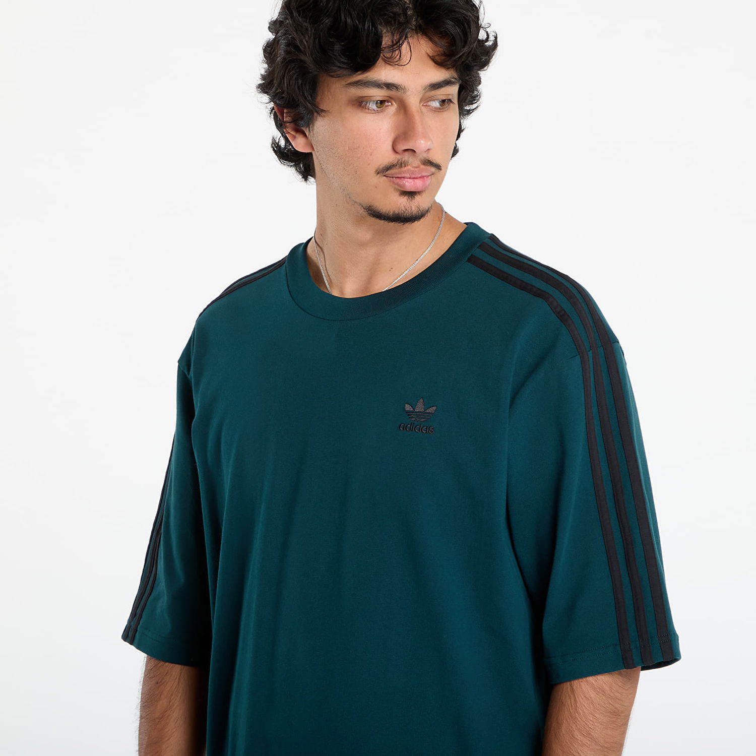 Tričko adidas Performance Adicolor Oversized T-Shirt Zelené | JY1396, 1