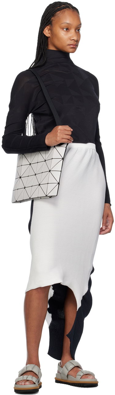 Taška cez rameno BAO BAO ISSEY MIYAKE Blocky Small Shoulder Bag Šedá | BB46AG491, 3
