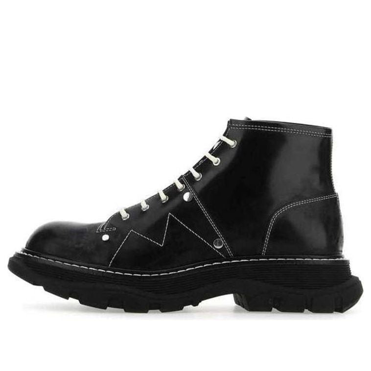Tenisky a topánky Alexander McQueen Alexander McQueen Tread Lace-Up Boots Čierna | 604253WHZ851081, 0