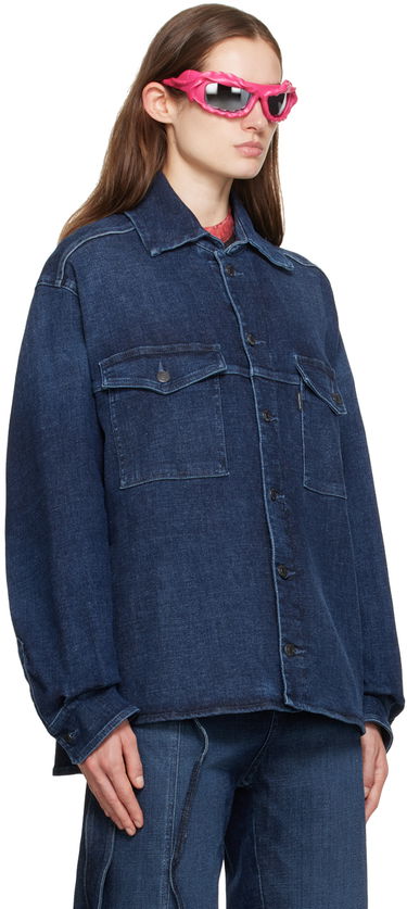 Košeľa Ottolinger Ottolinger Buttoned Denim Shirt Modrá | 1700409, 1