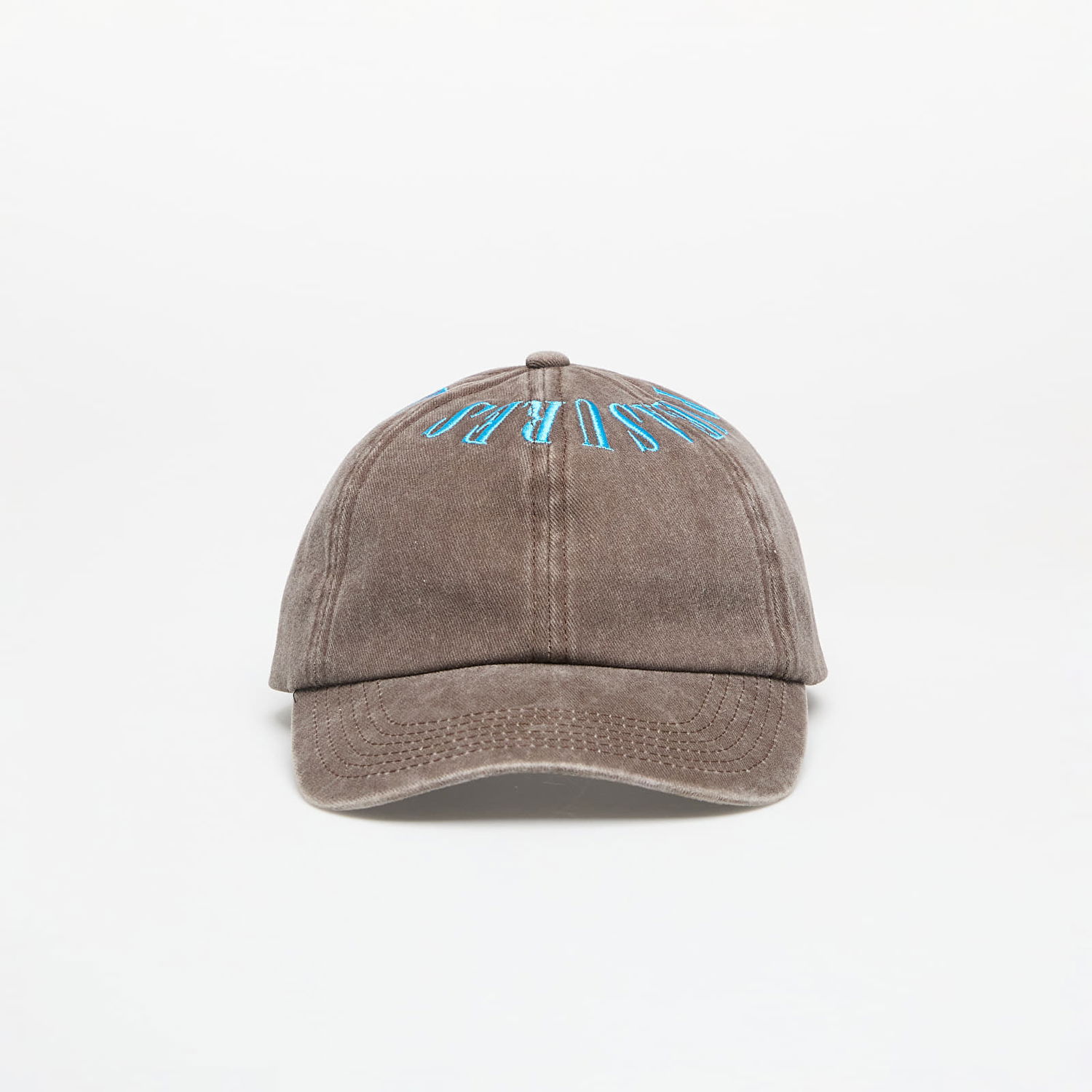 Šiltovka Pleasures PLEASURES Onyx Crown Washed Cap Hnedá | P25SP077 BROWN, 0
