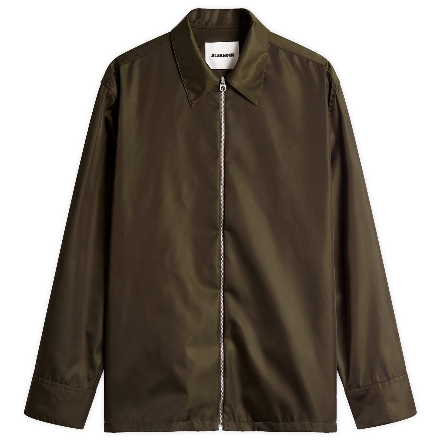Vetrovka Jil Sander Jil Sander Zip Through Nylon Overshirt Zelené | J22DL0301-J70147-302, 1