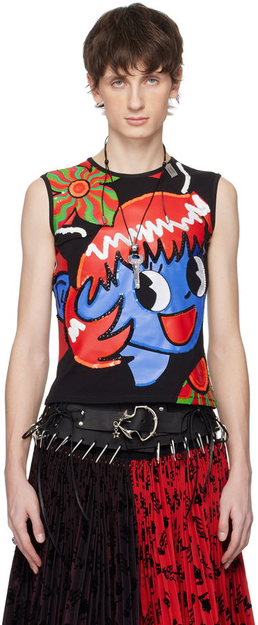 Tielko Chopova Lowena Chopova Lowena Graphic Print Tank Top Čierna | 2225, 0