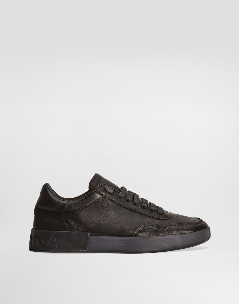 Tenisky a topánky Dolce & Gabbana Dolce & Gabbana Portofino Calfskin Čierna | CS2378AW46780999