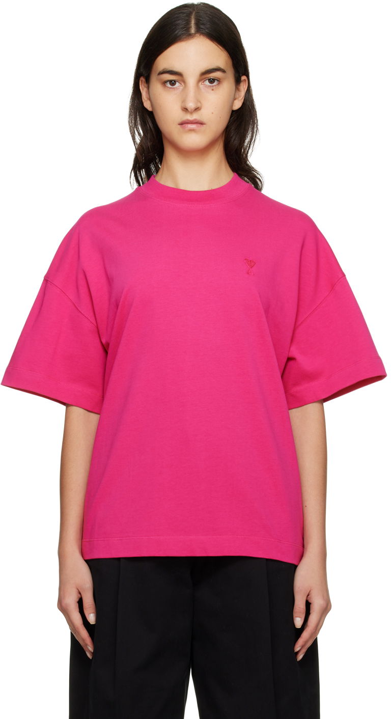 Tričko AMI T-Shirt Ružová | UTS012.726, 0