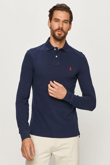 Polo tričko Polo by Ralph Lauren Slim Fit Polo Navy | 710681126038, 0