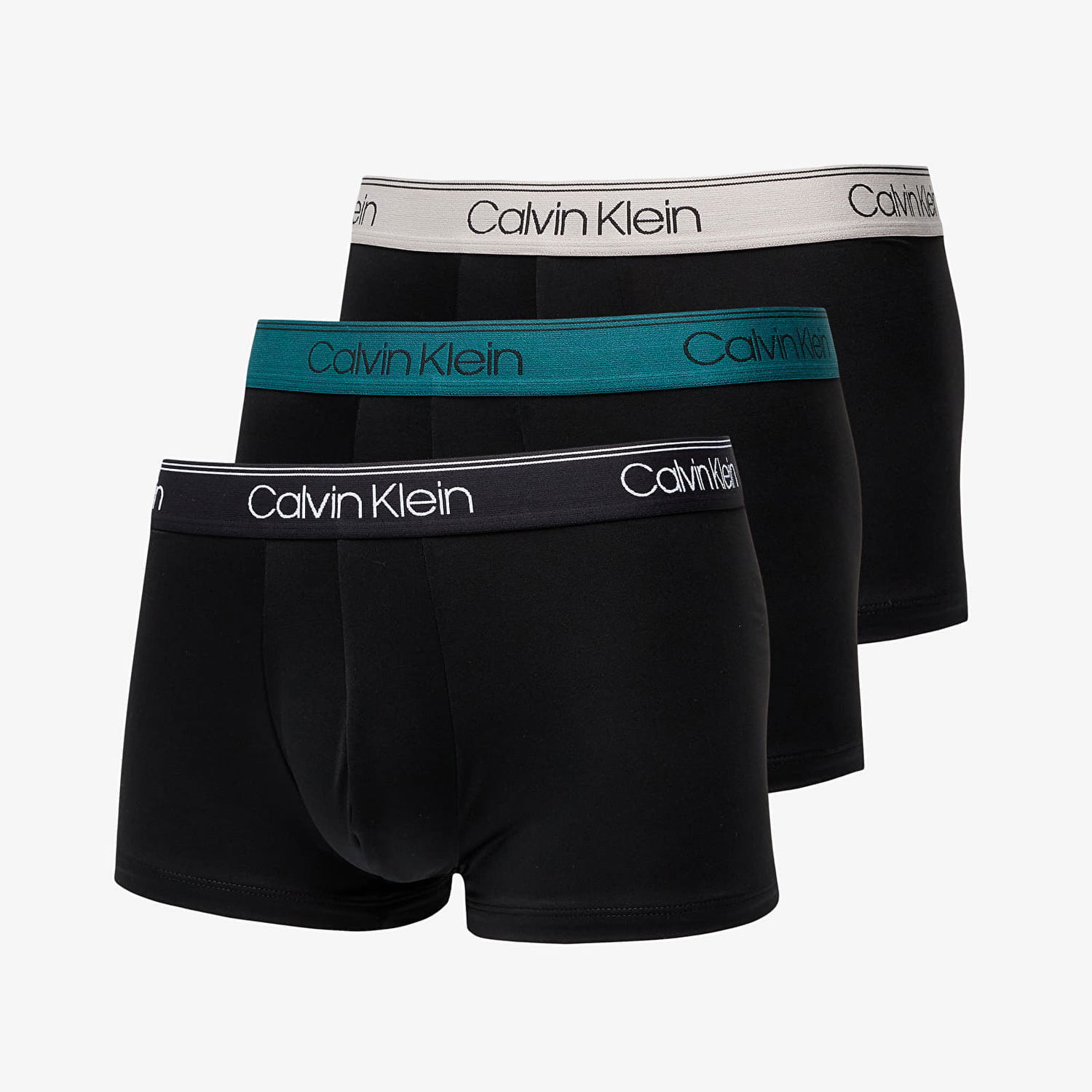 Boxerky CALVIN KLEIN Low Rise Trunk 3-Pack Čierna | NB2569A Q7E, 0