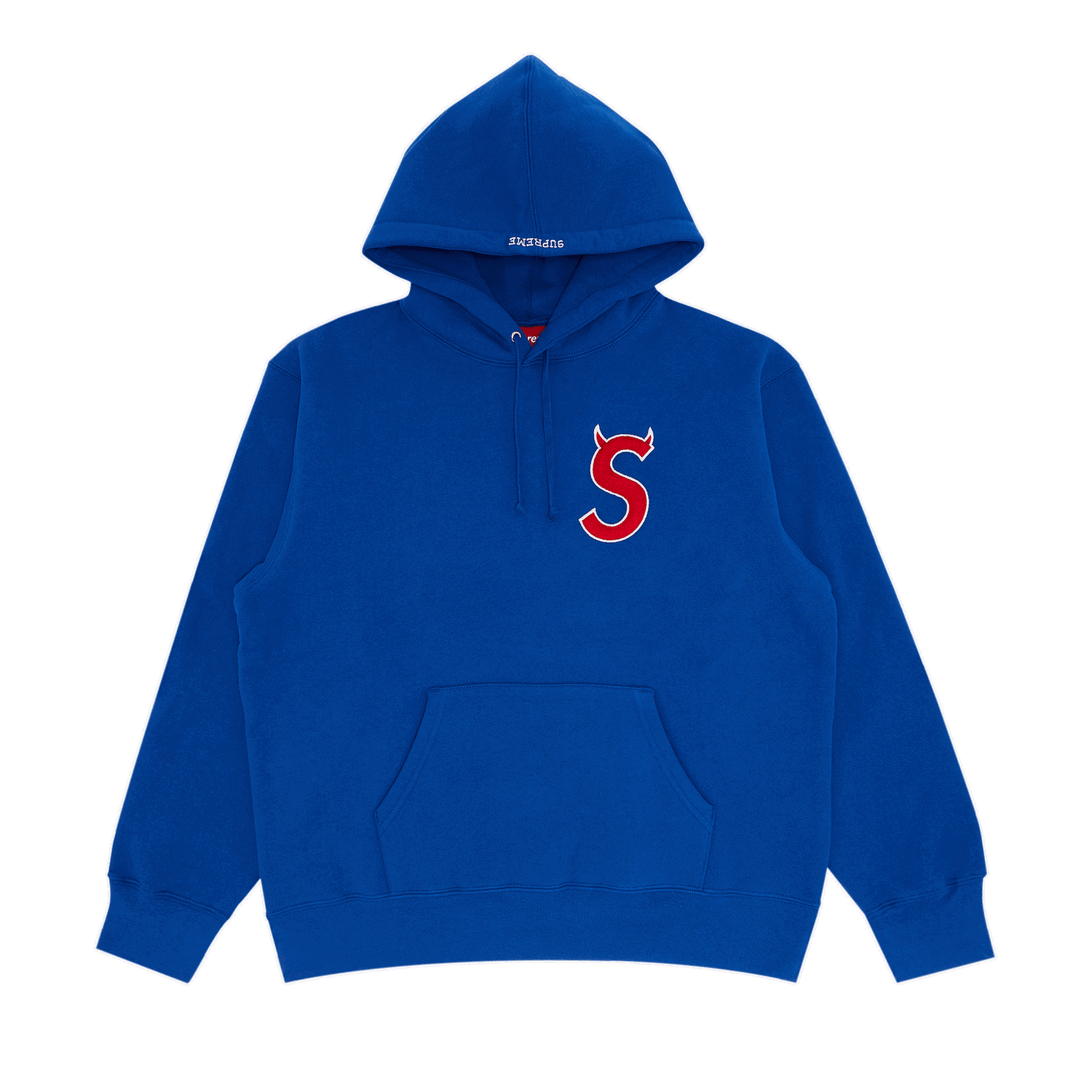 Mikina Supreme S Logo Hooded Sweatshirt "Royal" Navy | FW22SW36 ROYAL, 0