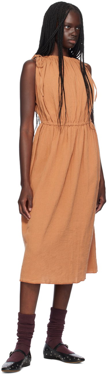 Šaty Baserange Midi Sleeveless Dress Oranžová | DRDI-CL-AU24, 3