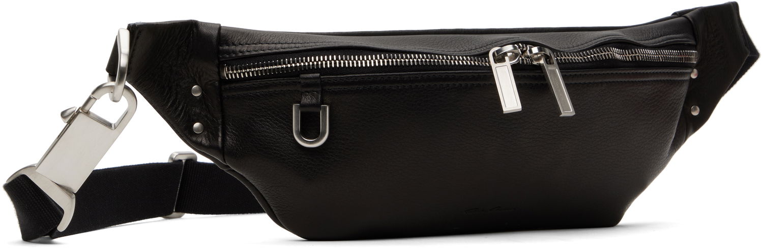 Ľadvinka Rick Owens Rick Owens Hollywood Geo Bumbag Čierna | RA01E0630 LCN, 1