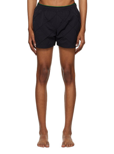 Plavky Bottega Veneta Intreccio Swim Shorts Čierna | 729758 V2Q10