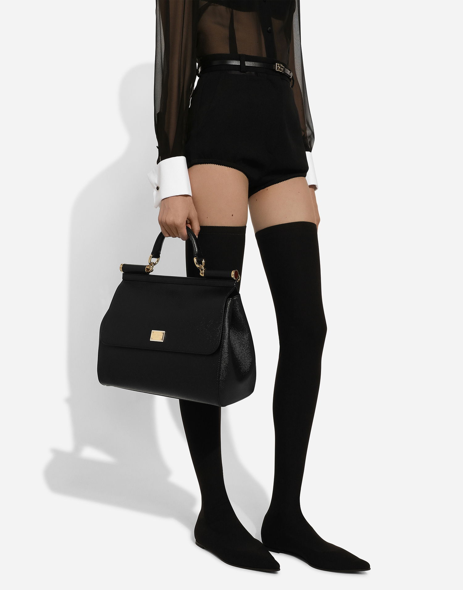 Kabelka Dolce & Gabbana Black Leather Handbag Čierna | BB6015A100180999, 1