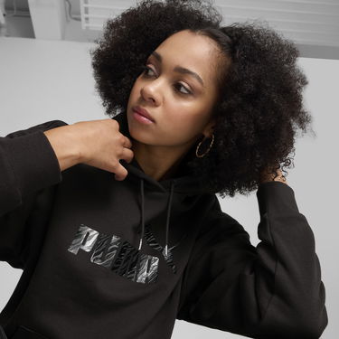 Mikina Puma ESS+ Animal Hoodie Čierna | 681492_01, 1