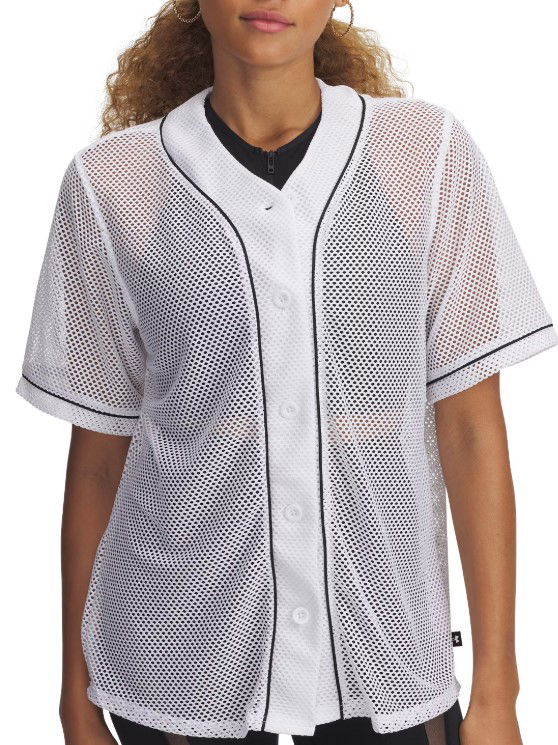 Dres Under Armour Under Armour Sportstyle Mesh Baseball Jersey Biela | 1389637-100, 0