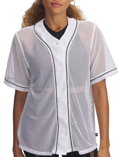 Dres Under Armour Under Armour Sportstyle Mesh Baseball Jersey Biela | 1389637-100, 0
