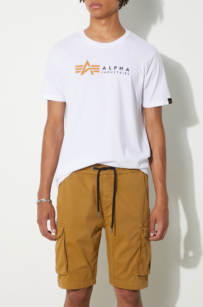 Šortky Alpha Industries Cargo Shorts Hnedá | 106251.13, 0
