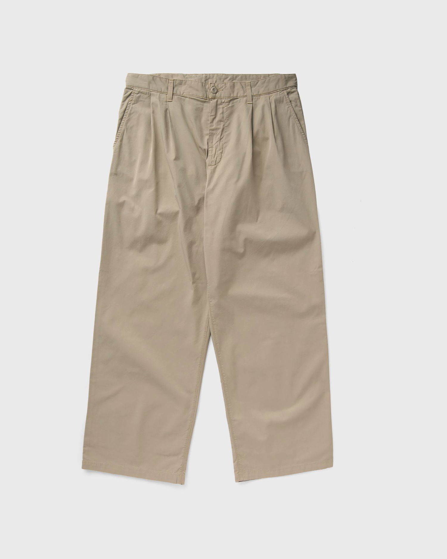 Nohavice Carhartt WIP Evan Pleated Cropped Trousers Béžová | I035563-G1.GD, 0