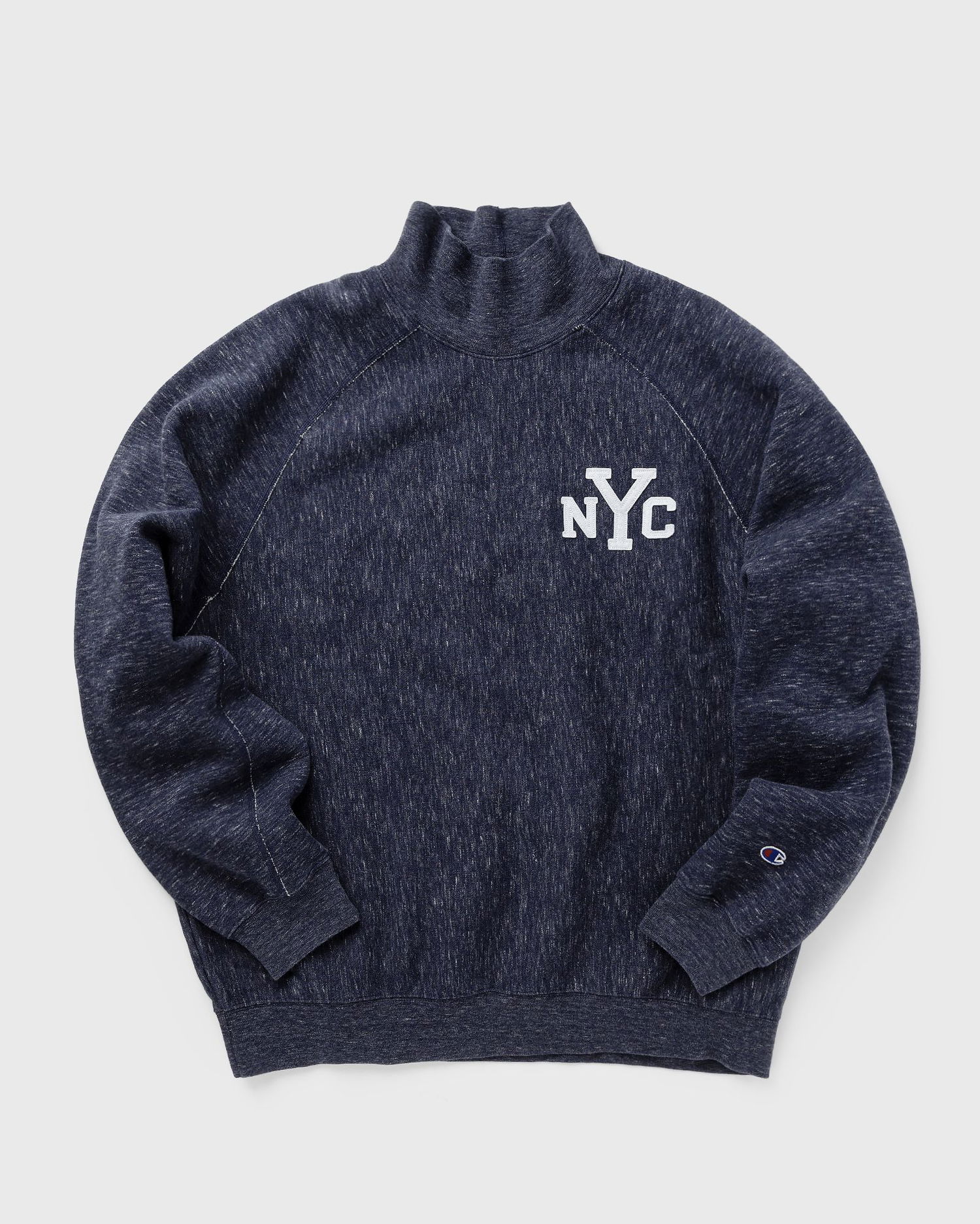 Mikina Champion High Neck Sweatshirt Modrá | 219609-ISBJ, 0