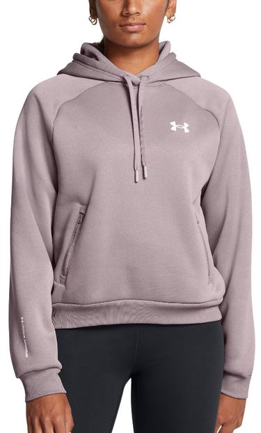 Mikina Under Armour Hoodie Fleece Vínová | 1386504-015, 0