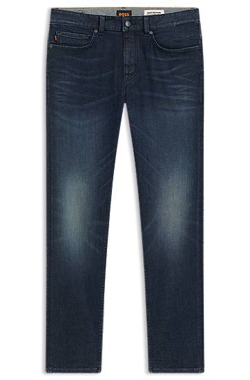 Džínsy BOSS Delaware Slim-Fit Soft Motion Jeans Modrá | 50544642, 0