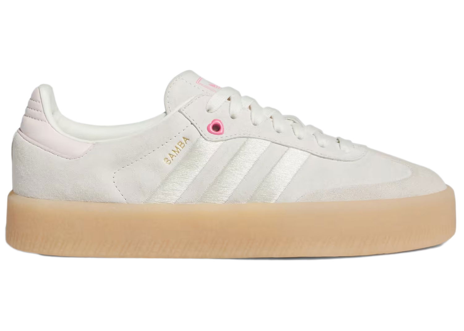 Tenisky a topánky adidas Originals Sambae Ivory Pink Fusion W Béžová | ID1104, 0