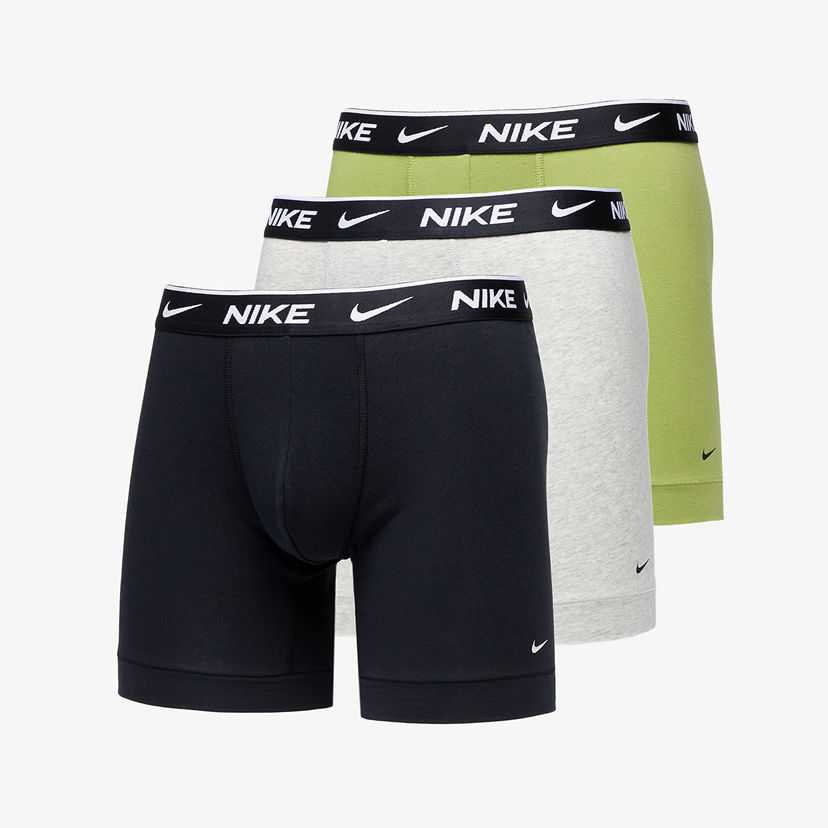 Spodná bielizeň a ponožky Nike Dri-FIT Everyday Cotton Stretch Boxer Brief 3-Pack Multicolor Rôznofarebný | 0000KE1007-F77