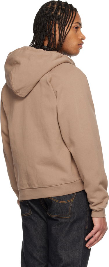 Mikina Dime Cursive Small Logo Zip Hoodie Béžová | DIMEHO2558SEP, 2