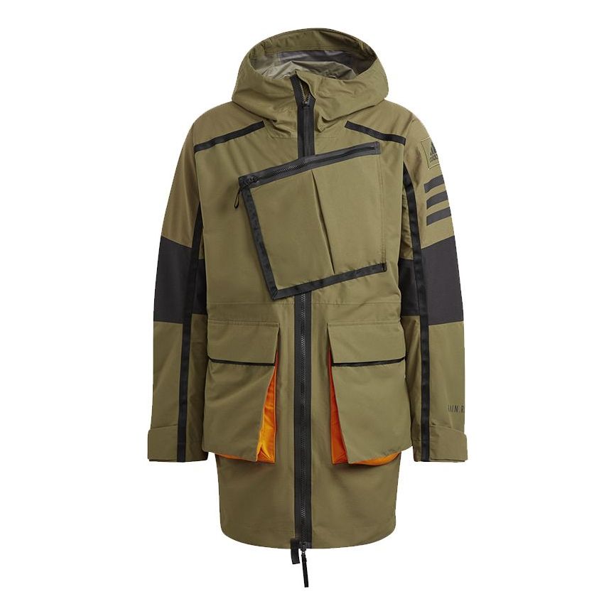 Pláštenka adidas Originals Xploric RAIN.RDY Parka Zelené | GQ2399, 0