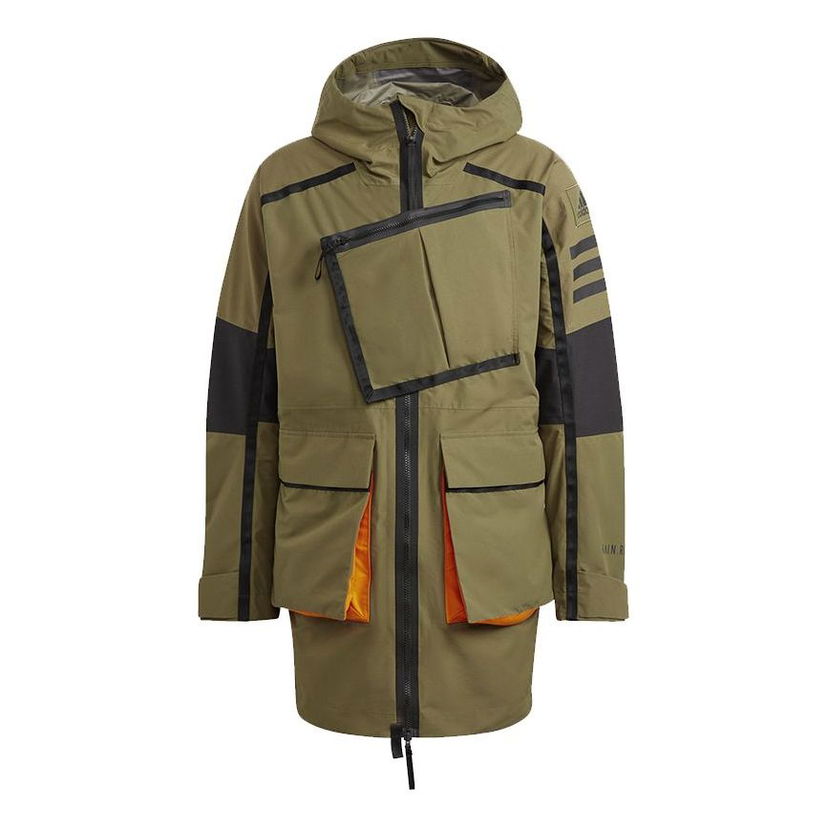 Pláštenka adidas Originals Xploric RAIN.RDY Parka Zelené | GQ2399
