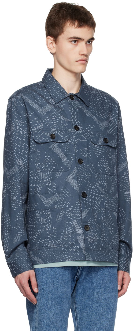 Bunda Paul Smith PS Paul Smith Bandana Print Jacket Modrá | M2R-352Y-L21842, 1